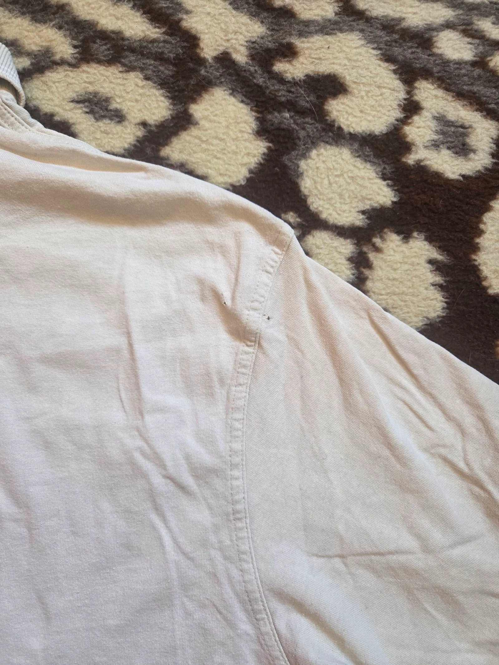 Polo Nike rétro vintage original pour hommes, couleur beige/crème - taille XXL – photo 7